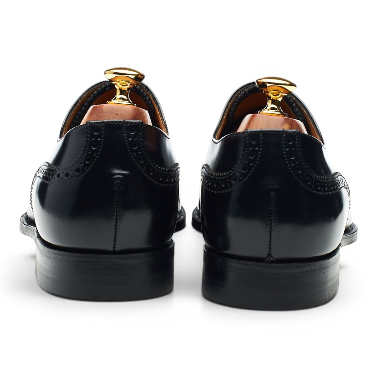 Black Leather Oxford Brogues UK 10 G