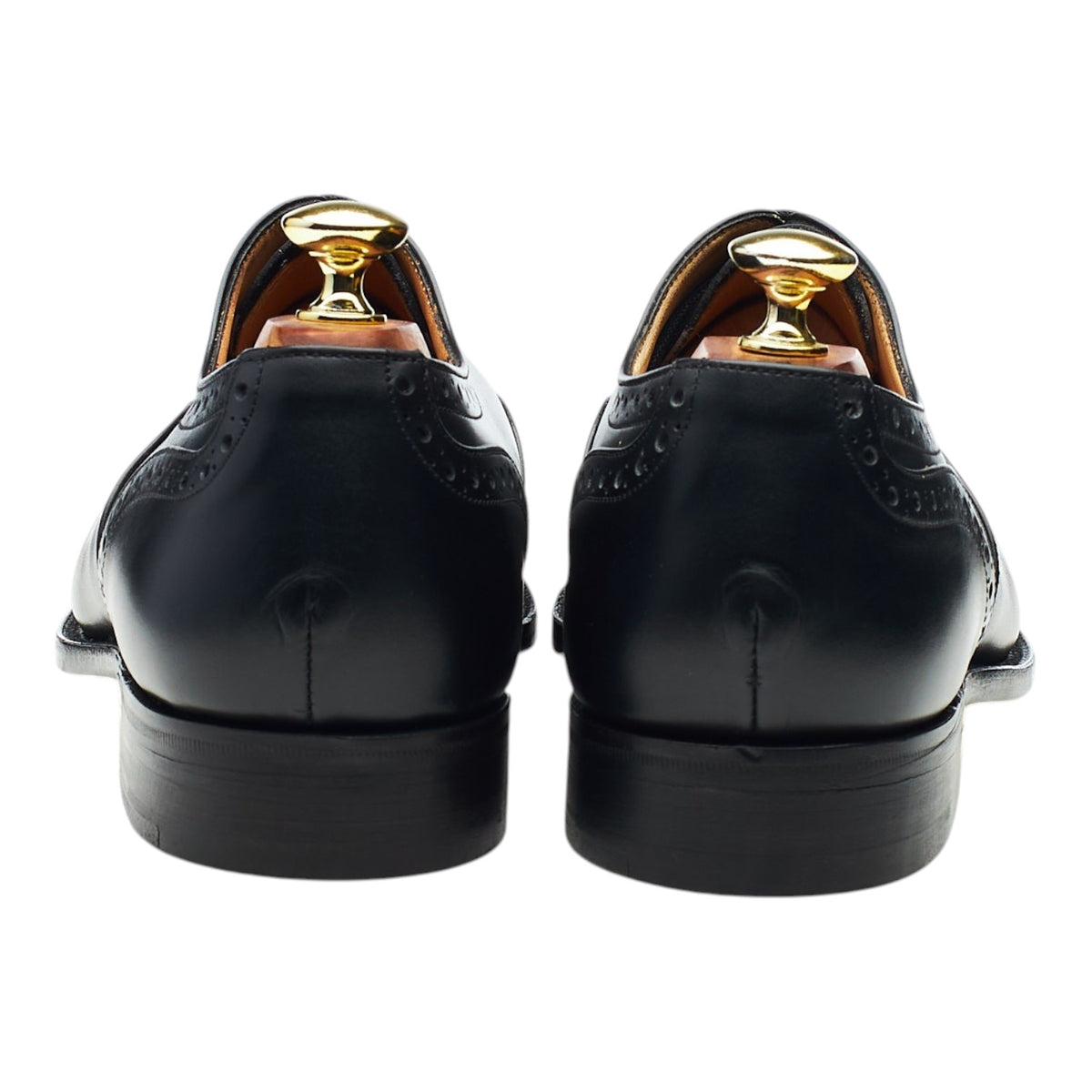 'Cambridge' Black Leather Oxford Brogues UK 7.5
