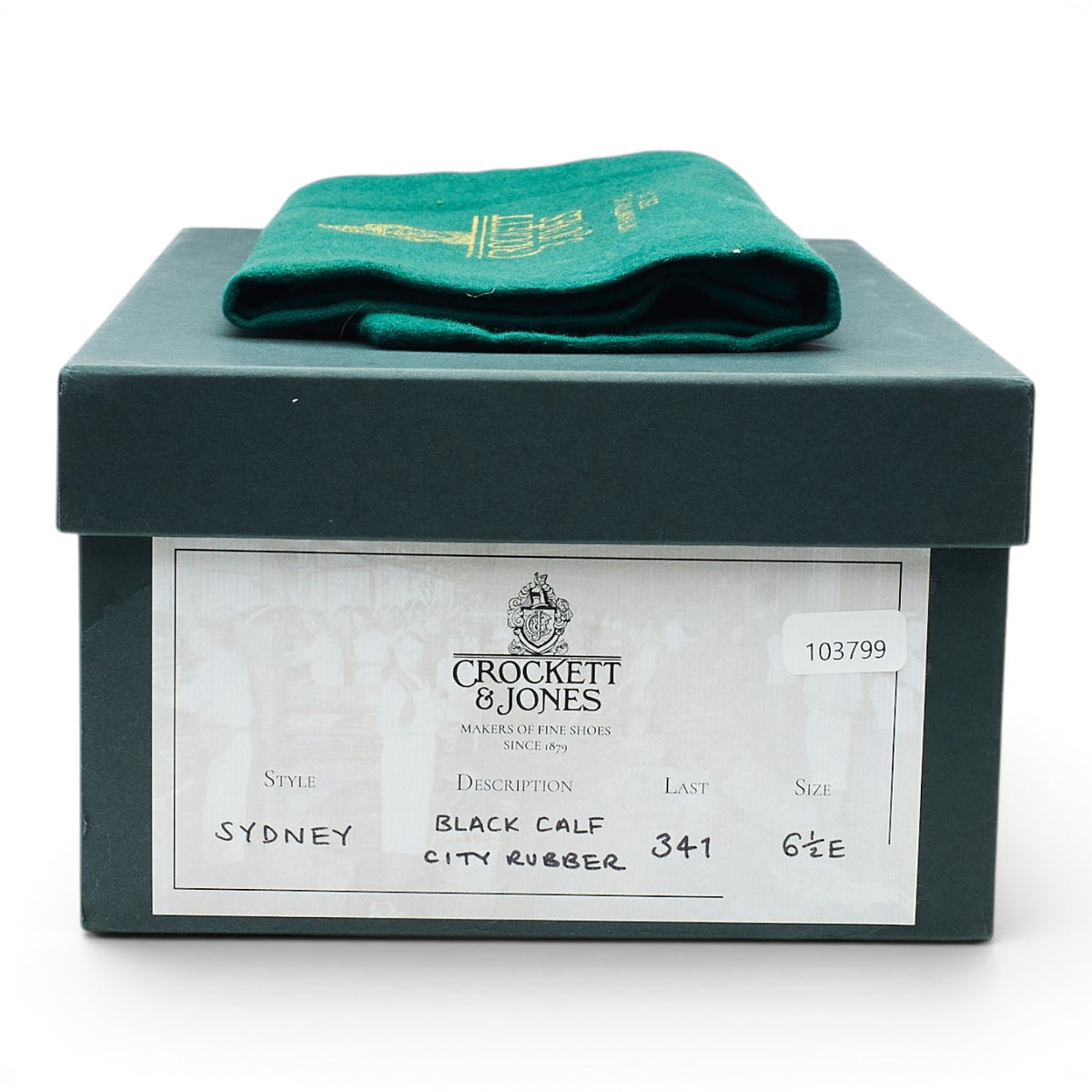 'Sydney' Black Leather Loafers UK 6.5 E