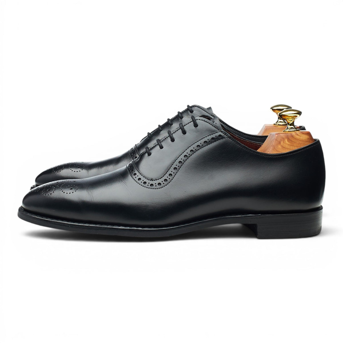 Bodileys 'Daventry' Black Leather Oxford Brogues UK 7 F