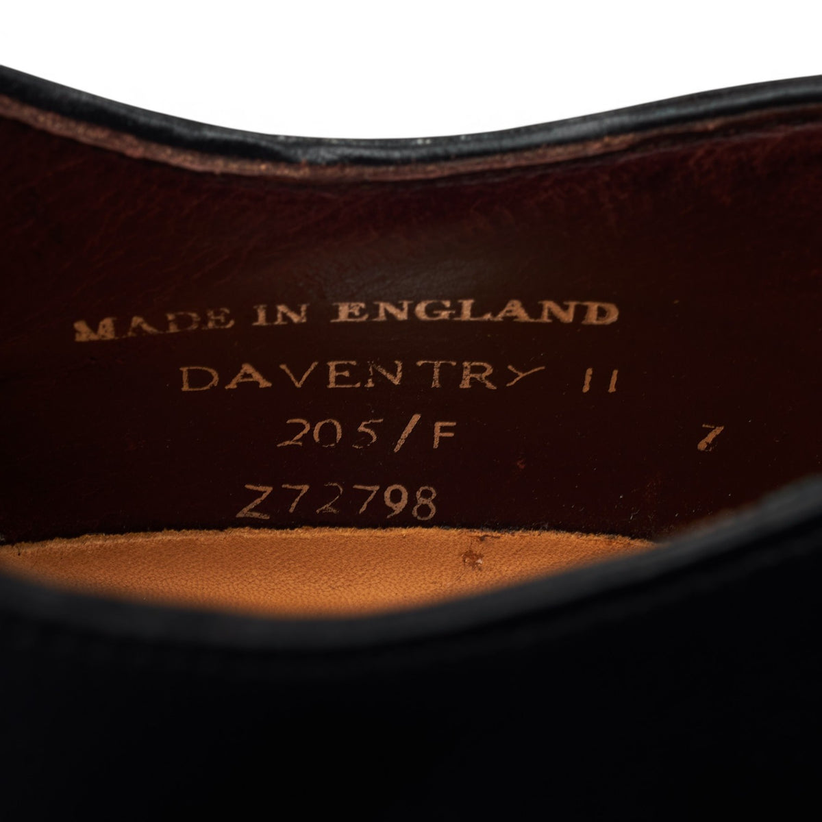 Bodileys 'Daventry' Black Leather Oxford Brogues UK 7 F