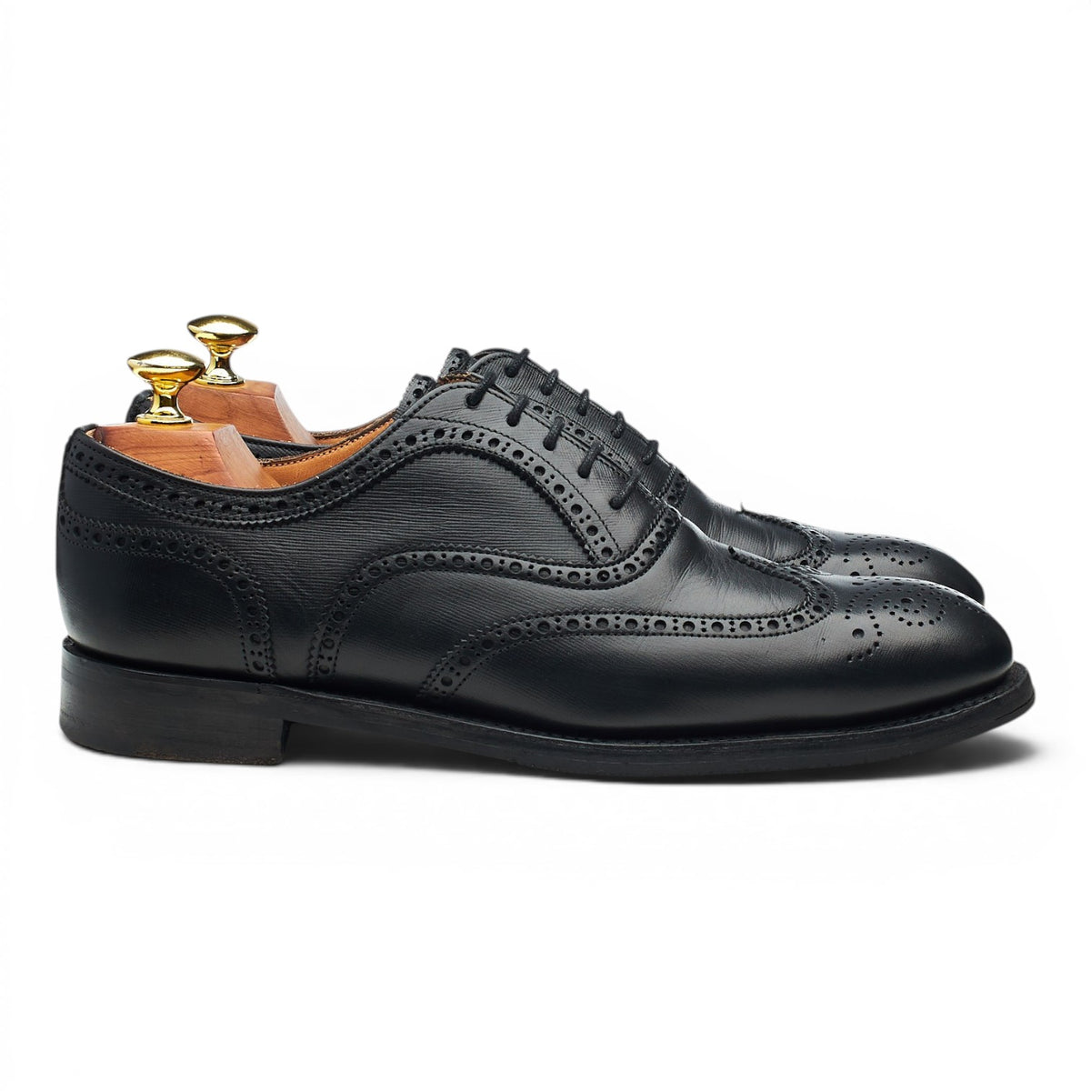 Bodileys 'Hamilton Stanford' Black Leather Oxford Brogues UK 6.5 F