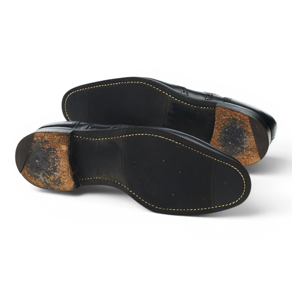 Bodileys 'Hamilton Stanford' Black Leather Oxford Brogues UK 6.5 F