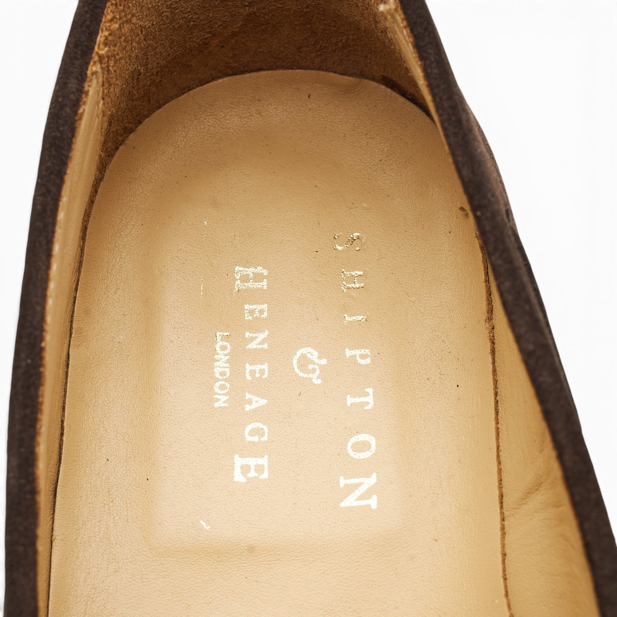 'Dart' Dark Brown Suede Tassel Loafers UK 7.5