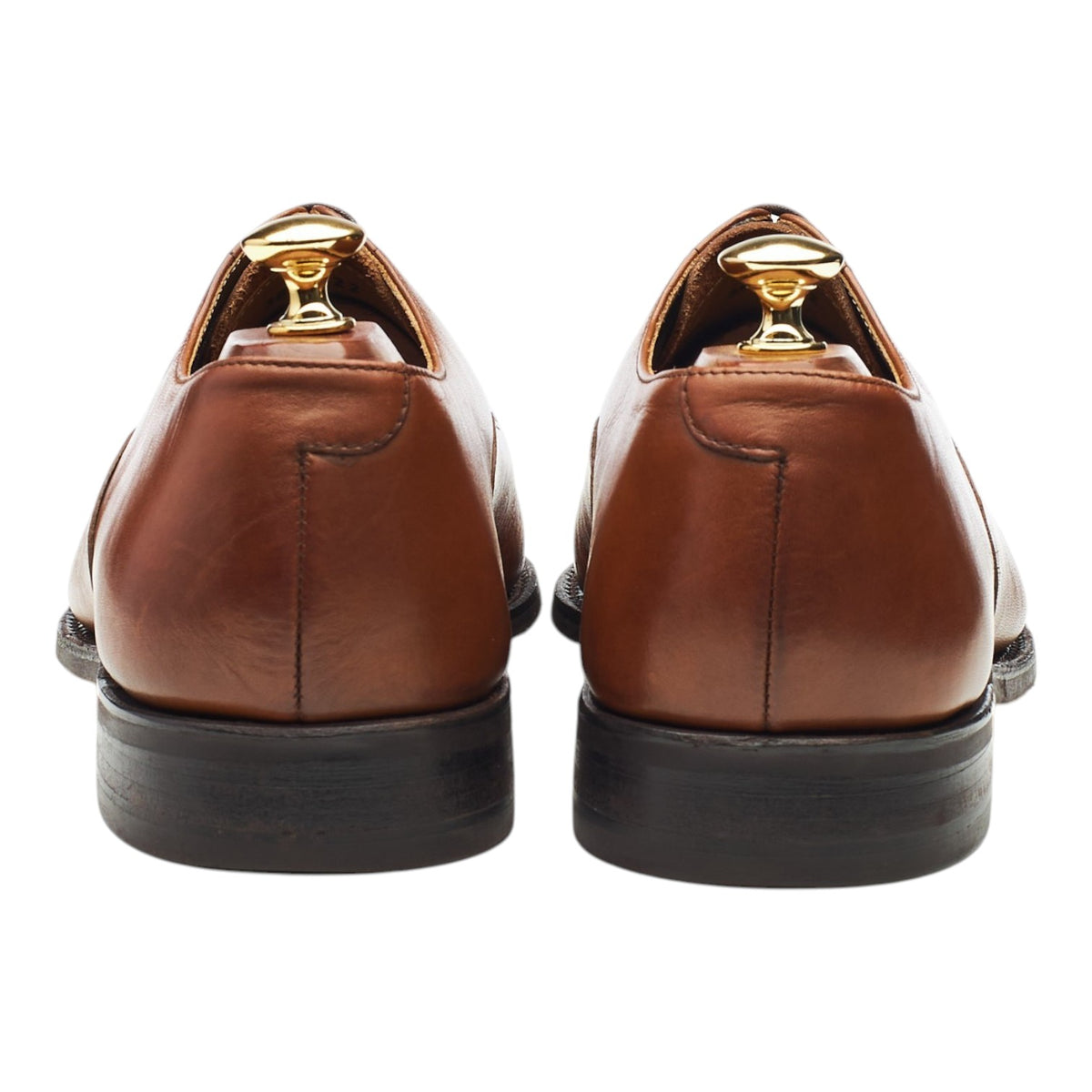 'Burton' Tan Brown Leather Oxford UK 9 F