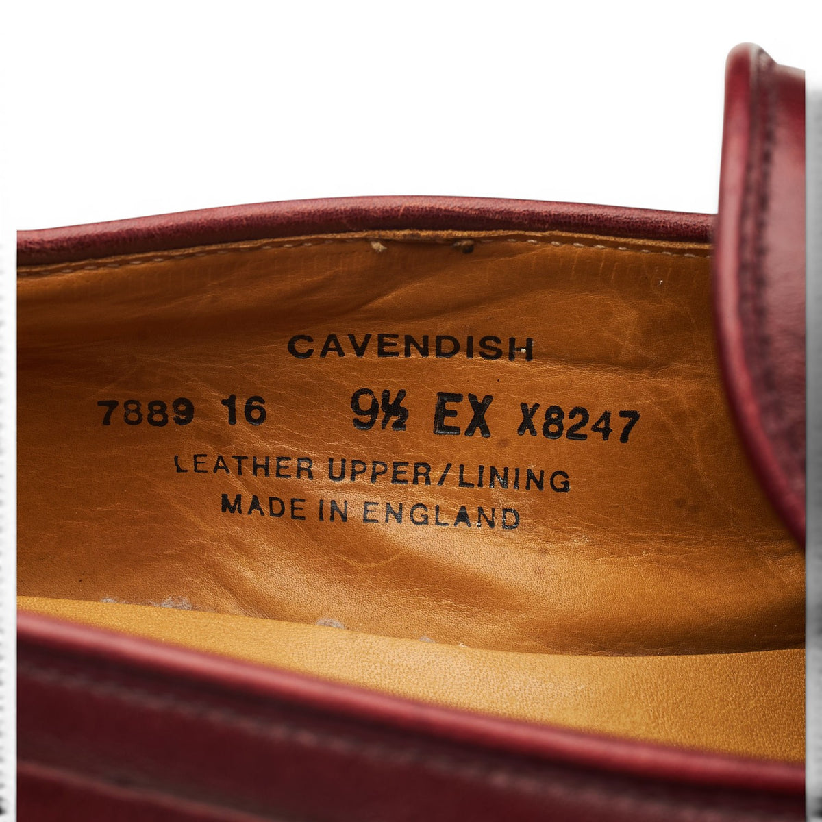 Shipton & Heneage 'Cavendish' Burgundy Leather Tassel Loafers UK 9.5 EX