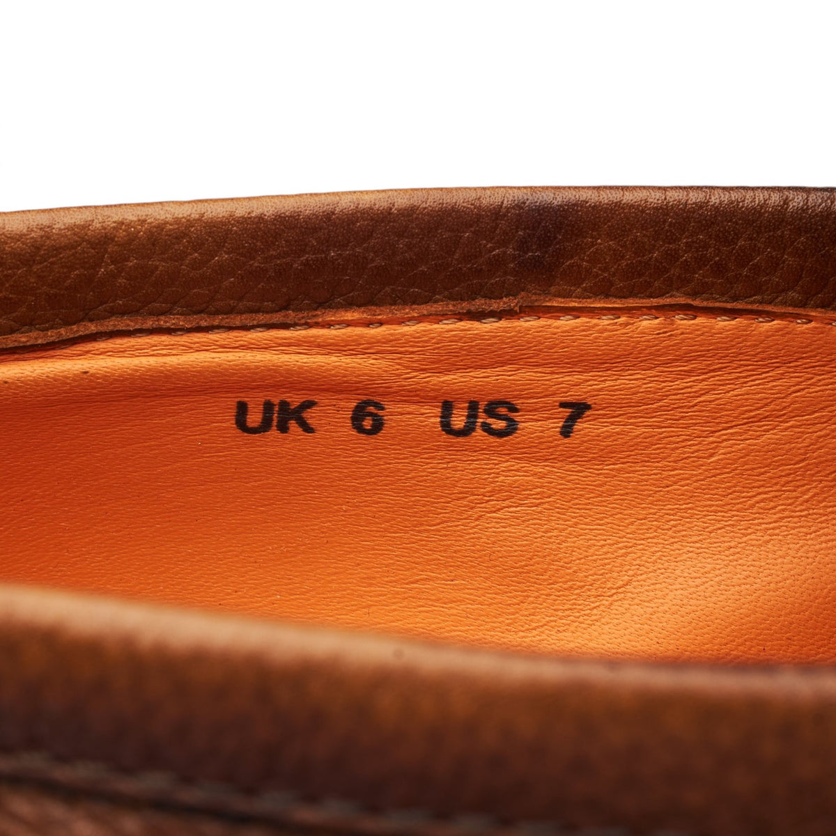 'Rock' Brown Leather Loafers UK 6 F