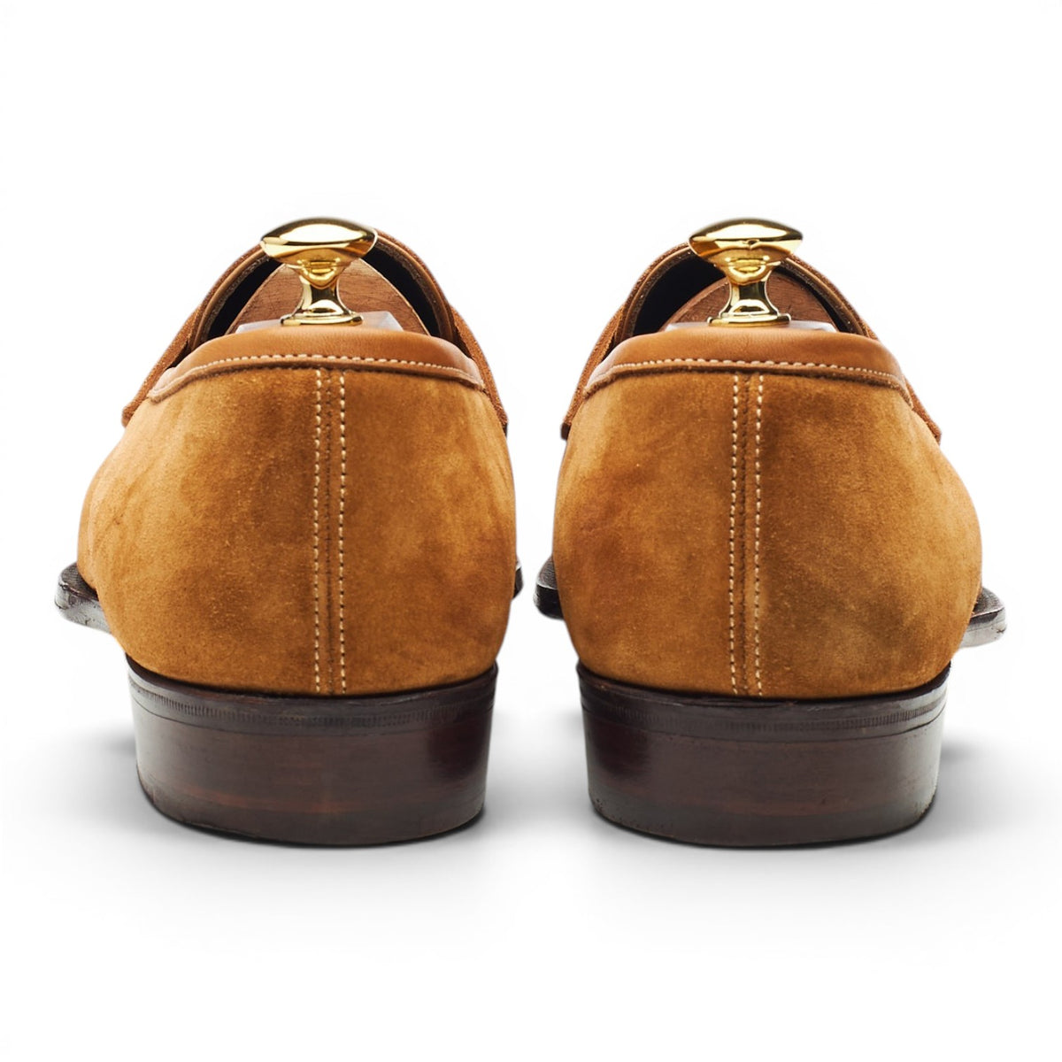 'Bradley II' Tan Brown Suede Loafers UK 11 E