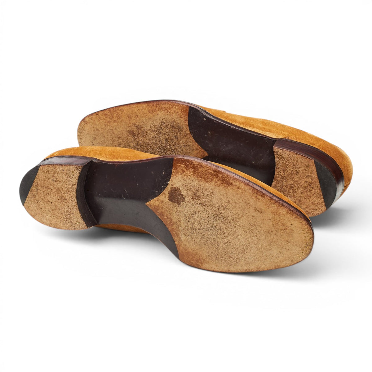 'Bradley II' Tan Brown Suede Loafers UK 11 E