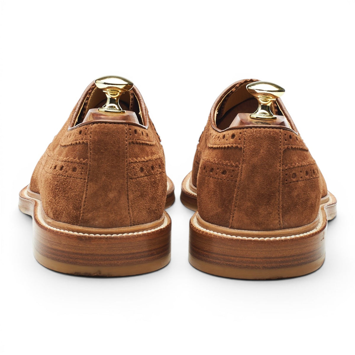 Brown Suede Derby Brogues UK 7 EU 41