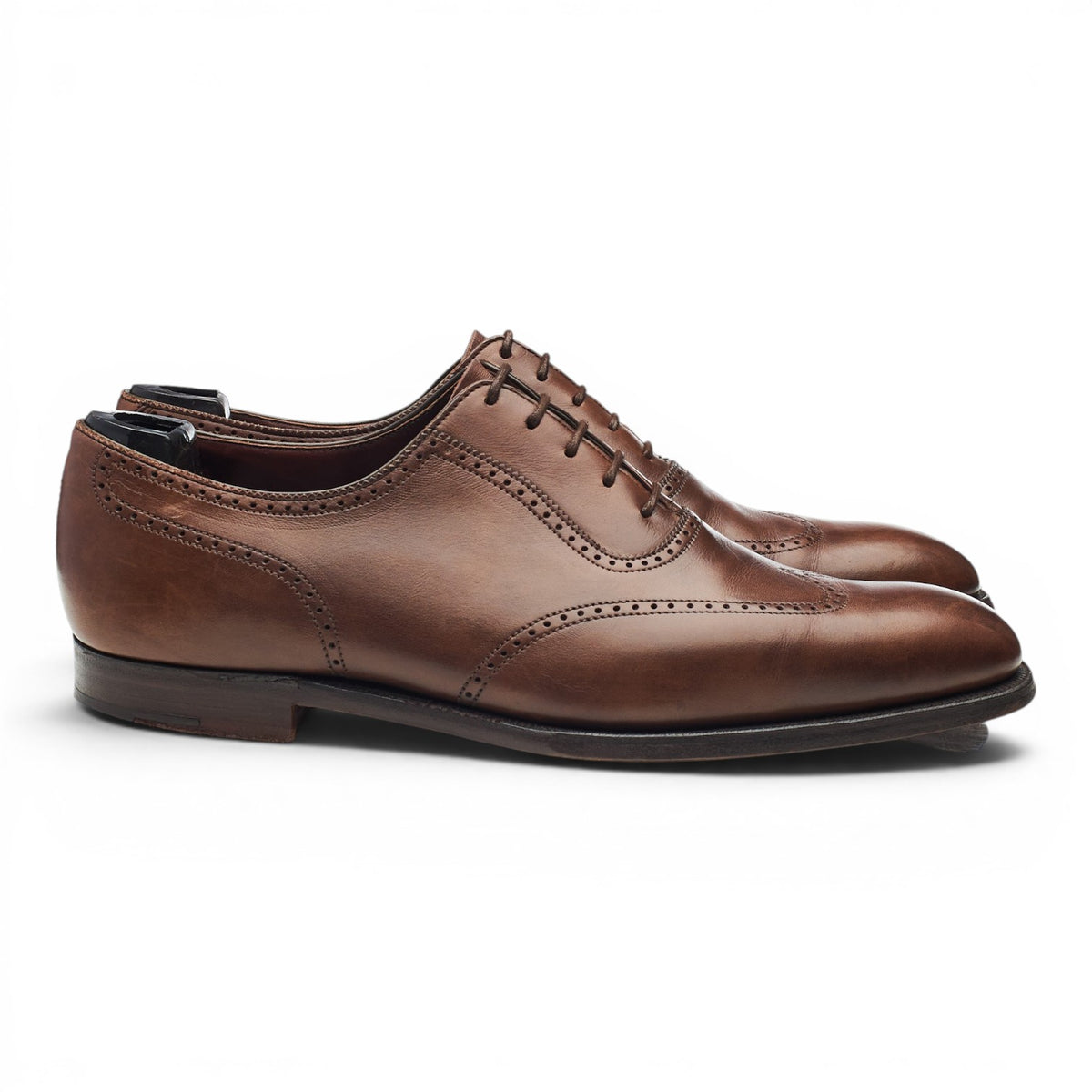 Dark Brown Leather Oxford Brogues UK 7 E