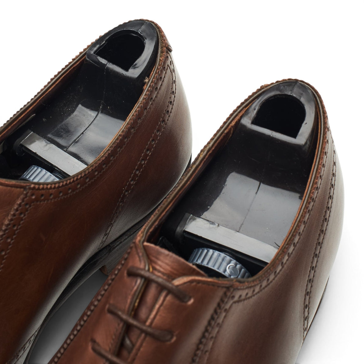 Dark Brown Leather Oxford Brogues UK 7 E