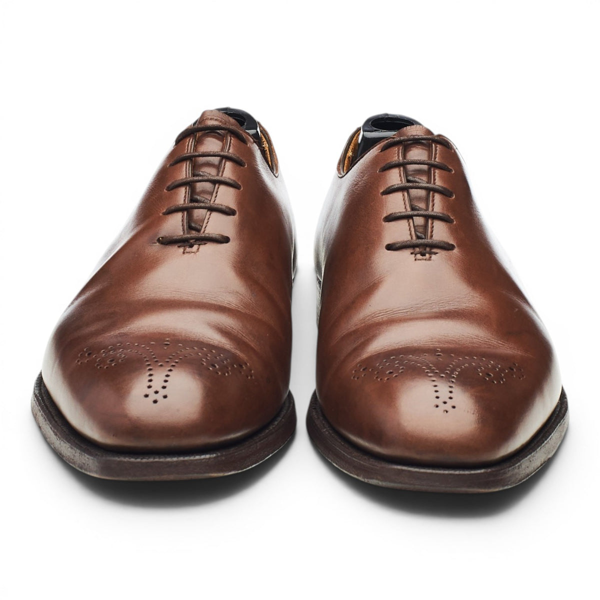 Brown Leather Wholecut Oxford UK 7 E