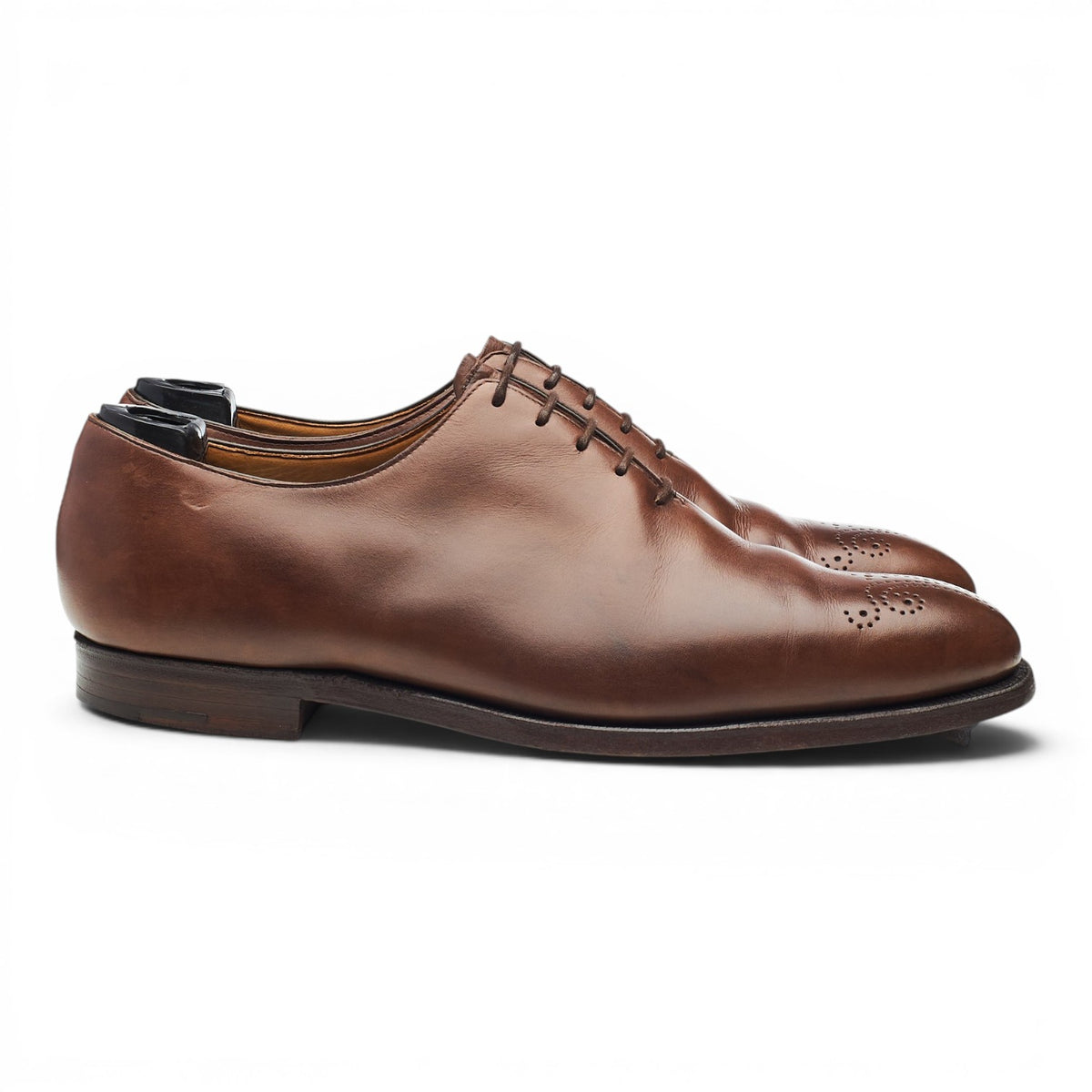 Brown Leather Wholecut Oxford UK 7 E