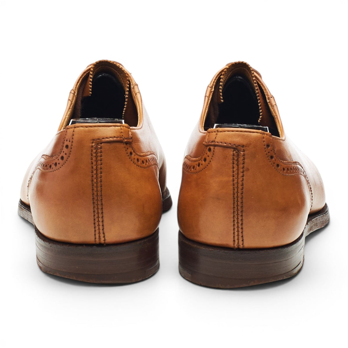 Tan Brown Leather Oxford Brogues UK 7 E