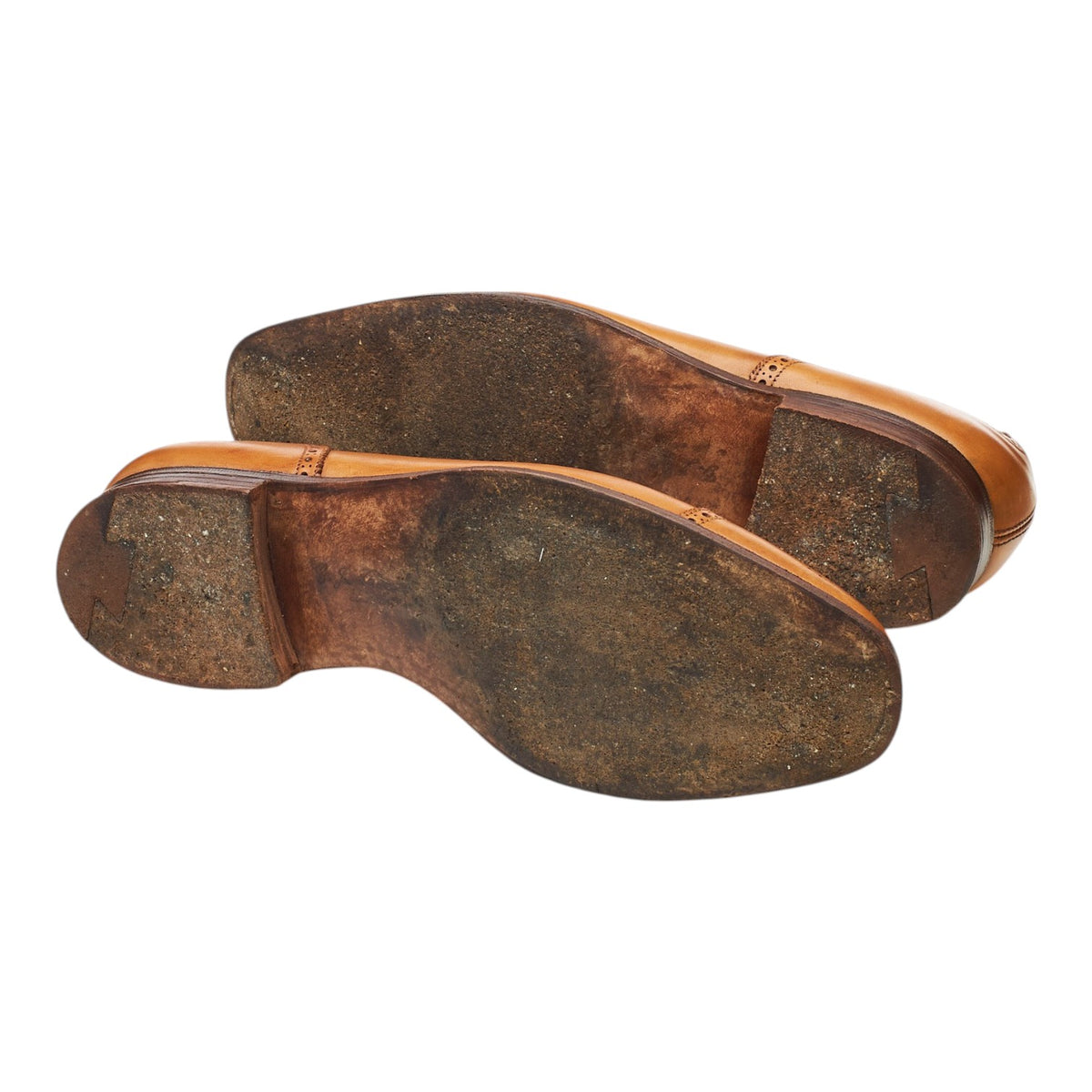 Tan Brown Leather Oxford Brogues UK 7 E