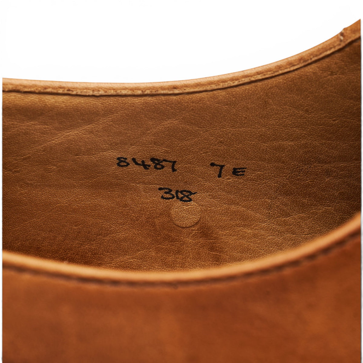 Tan Brown Leather Oxford Brogues UK 7 E