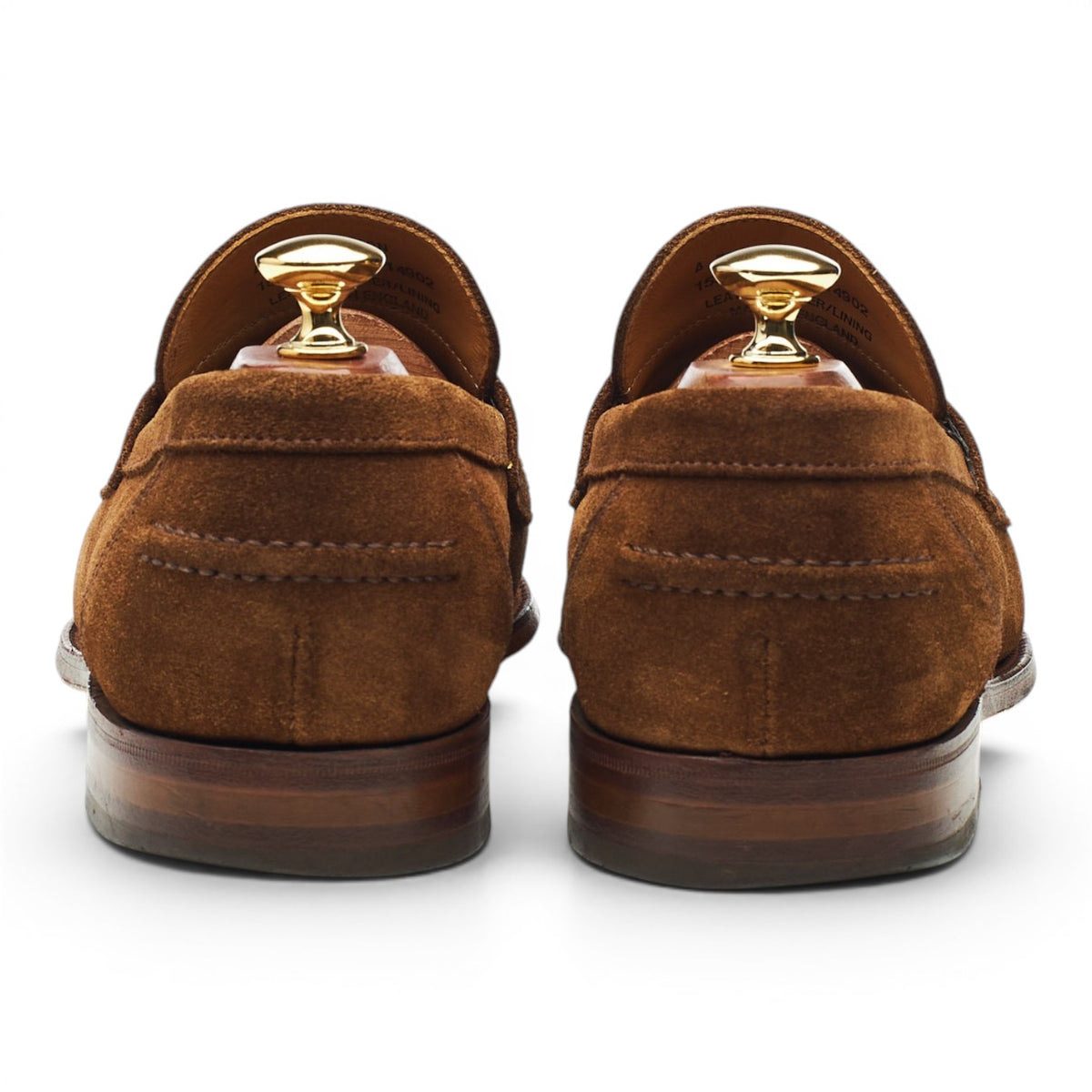 Shipton & Heneage 'Sutton' Snuff Brown Suede Loafers UK 9 EX