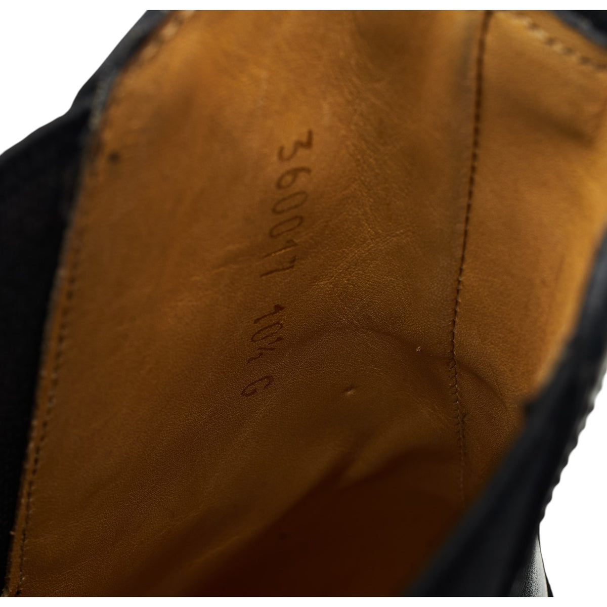 'Luxembourg' Black Leather Chelsea Boots UK 10.5 G