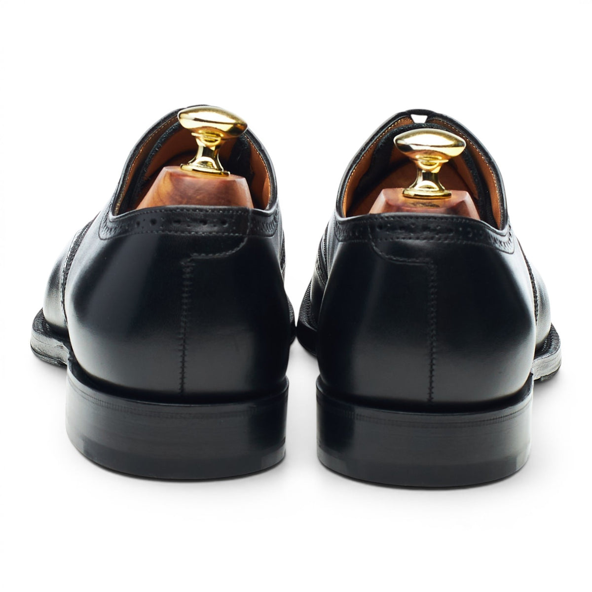 'Berlin' Black Leather Oxford Brogues UK 7 G
