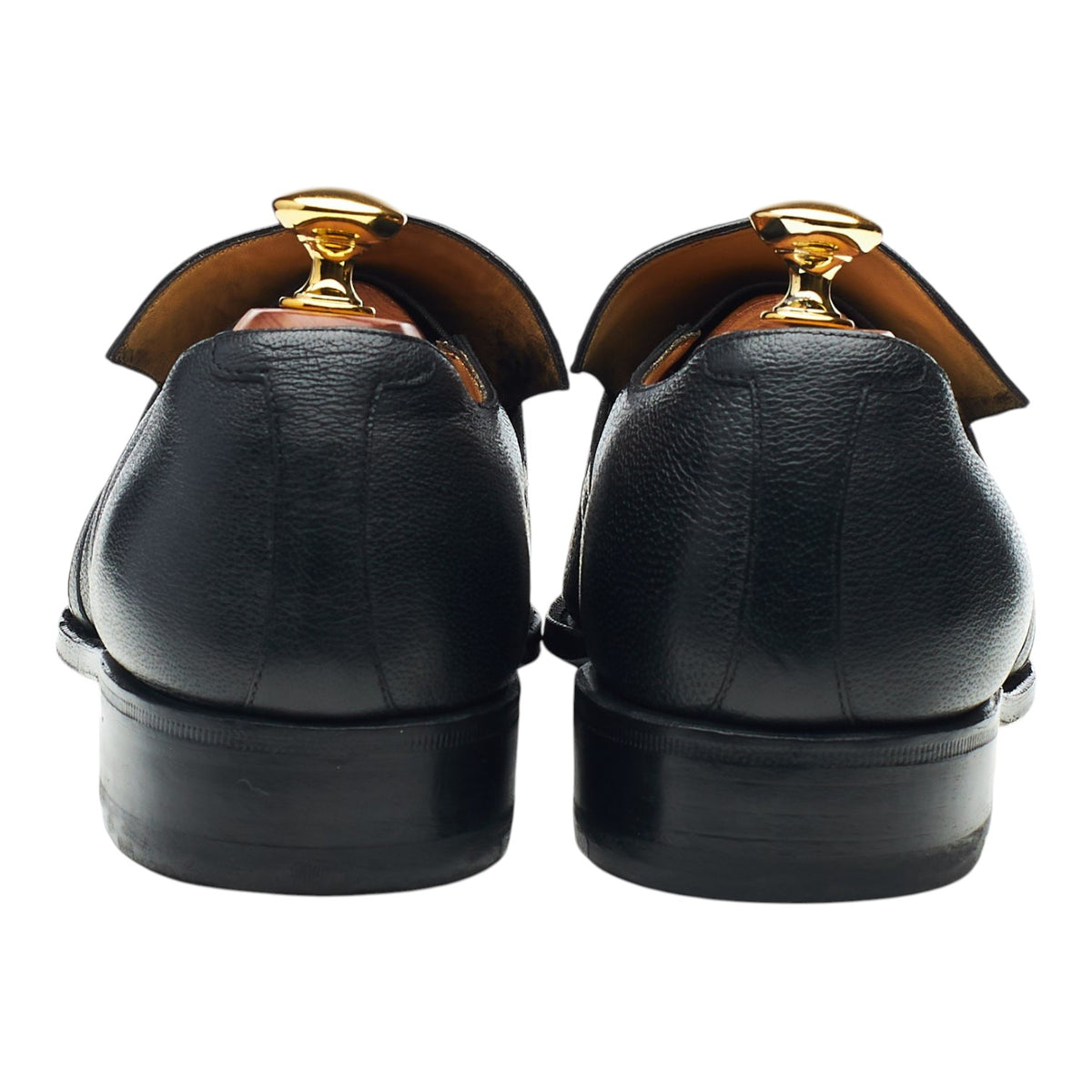 'Rascaille' Black Leather Loafers UK 7