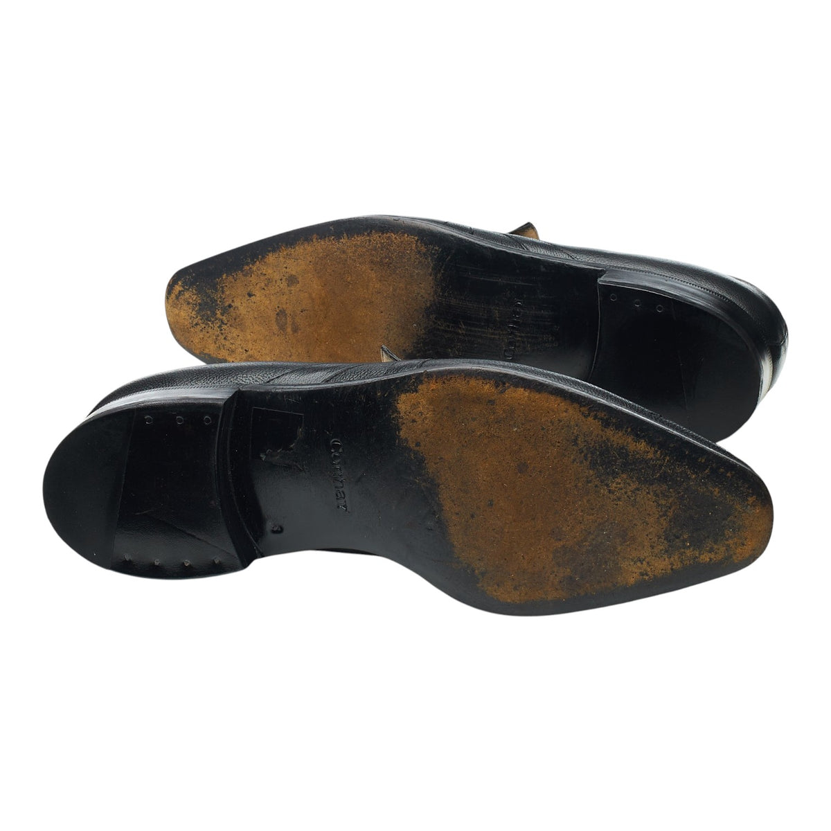 'Rascaille' Black Leather Loafers UK 7