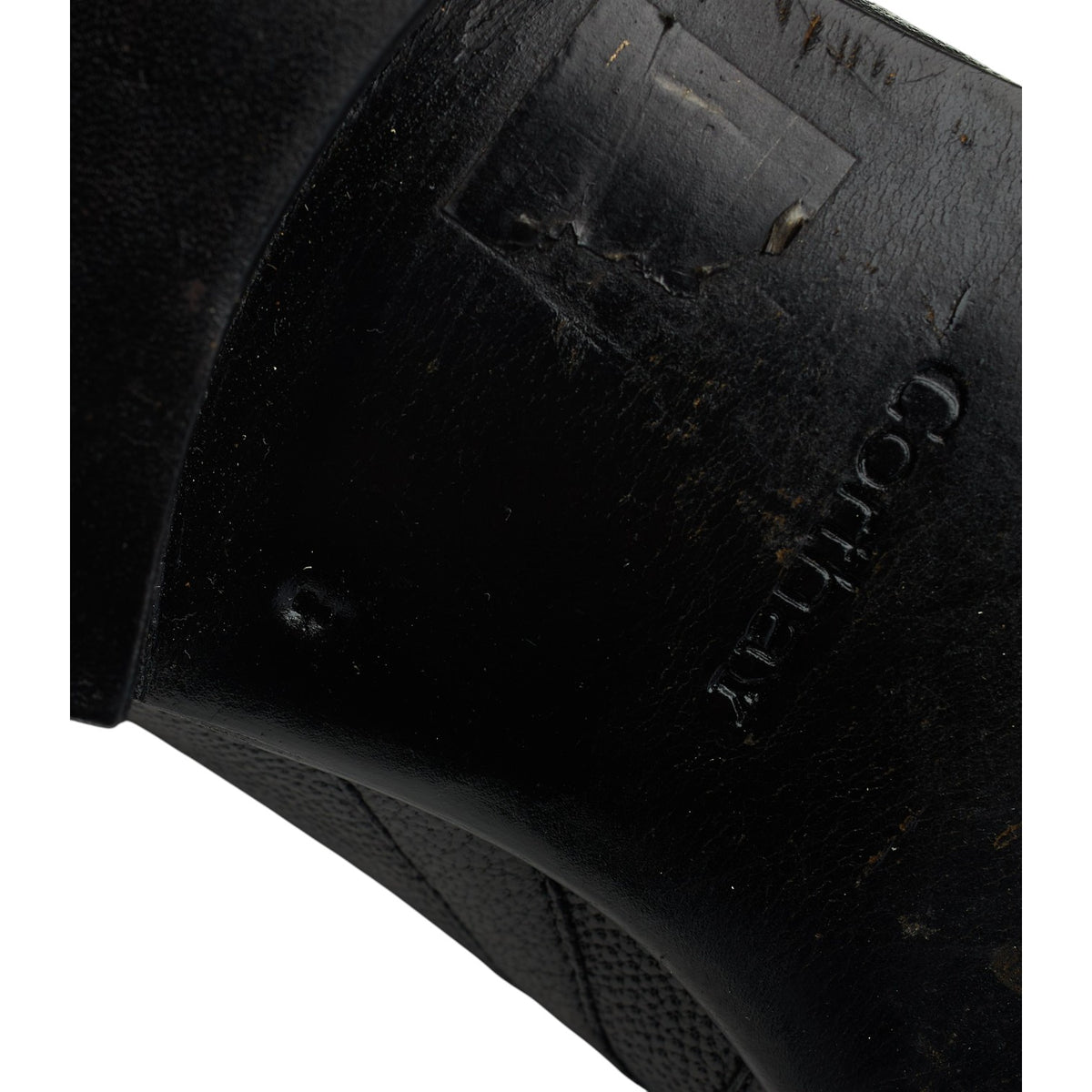 'Rascaille' Black Leather Loafers UK 7
