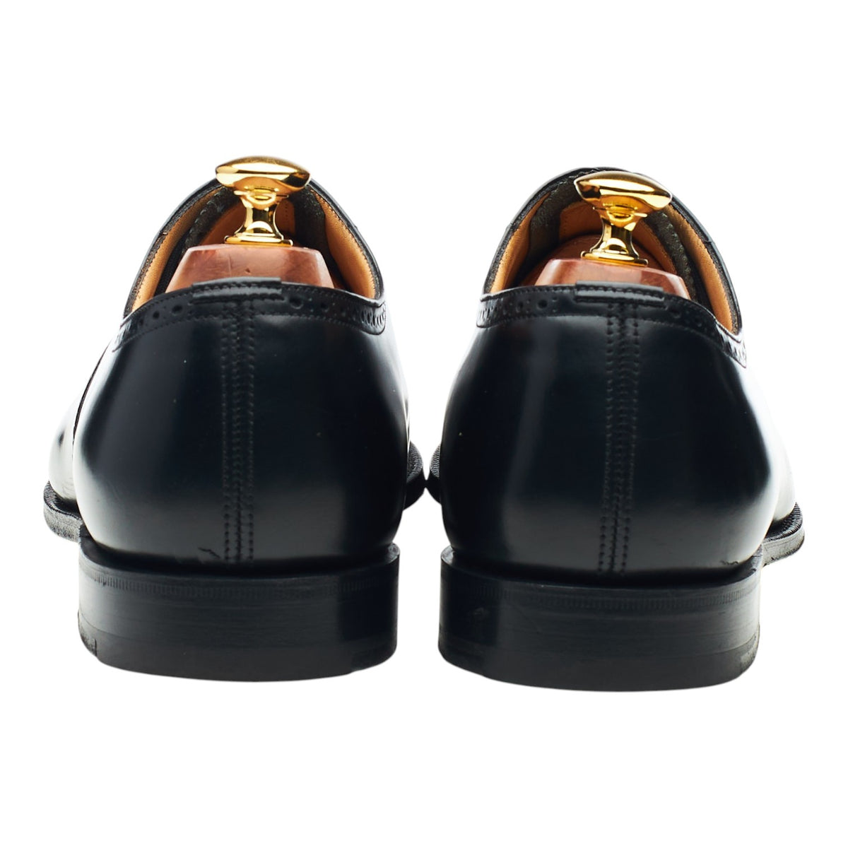 'Legate' Black Leather Oxford Brogues UK 9.5 G