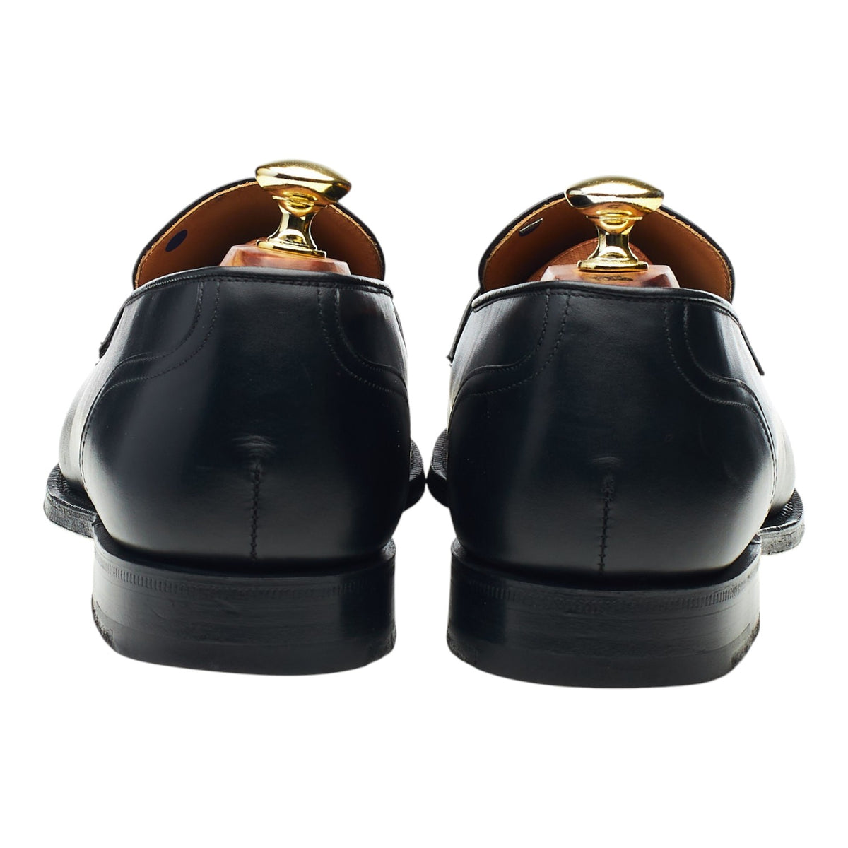 'Salisbury' Black Leather Loafers UK 8 F