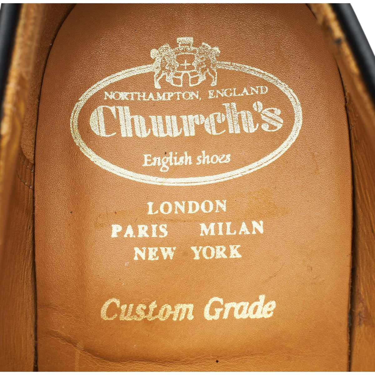 'Salisbury' Black Leather Loafers UK 8 F