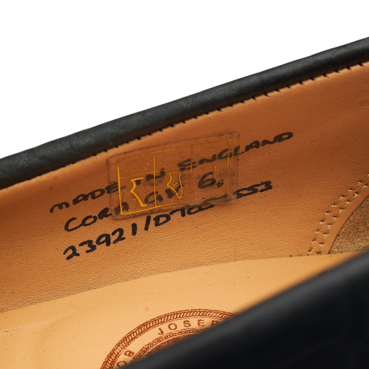 Women's 'Cora' Black Leather Loafers UK 6 D