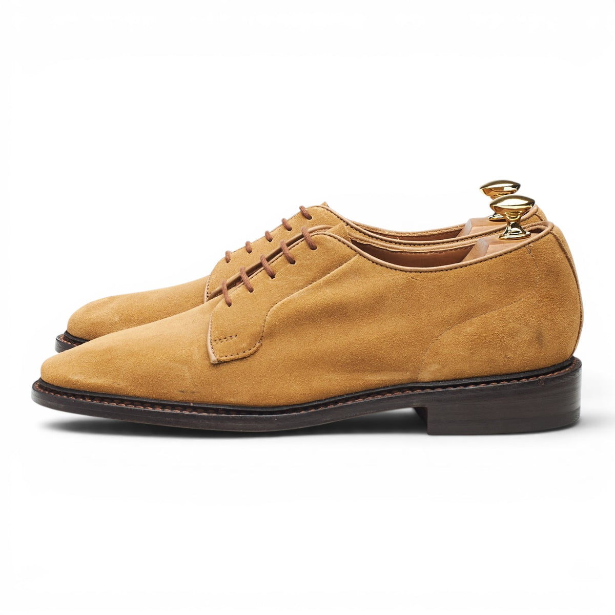 'Robert' Beige Suede Derby UK 6.5