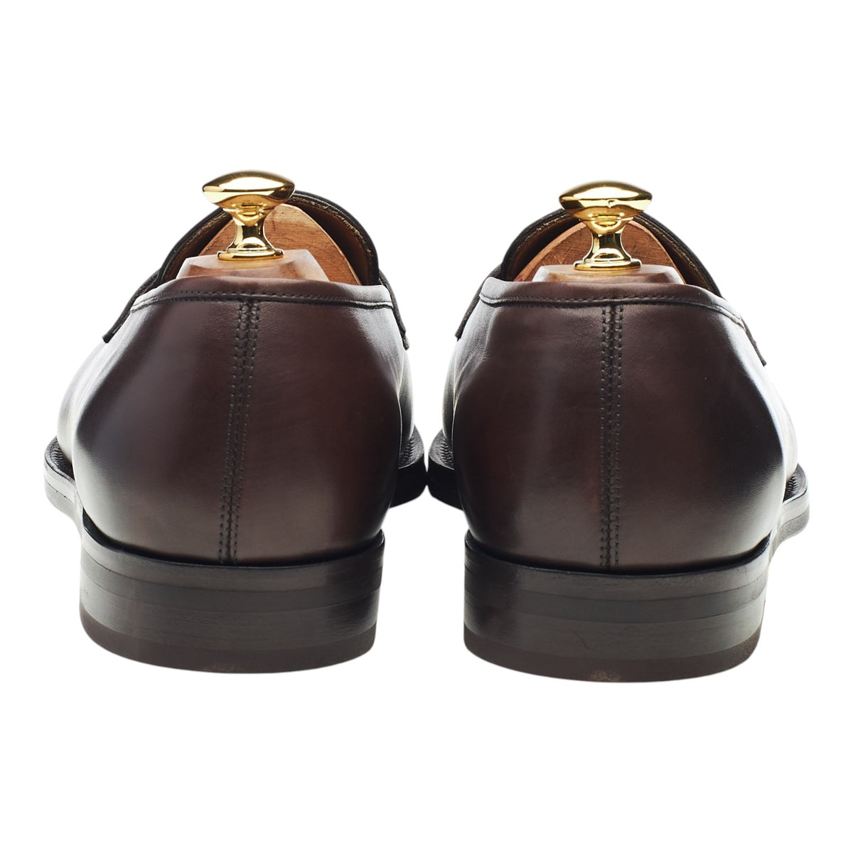 'Pimlico' Dark Brown Leather Loafers UK 10 F