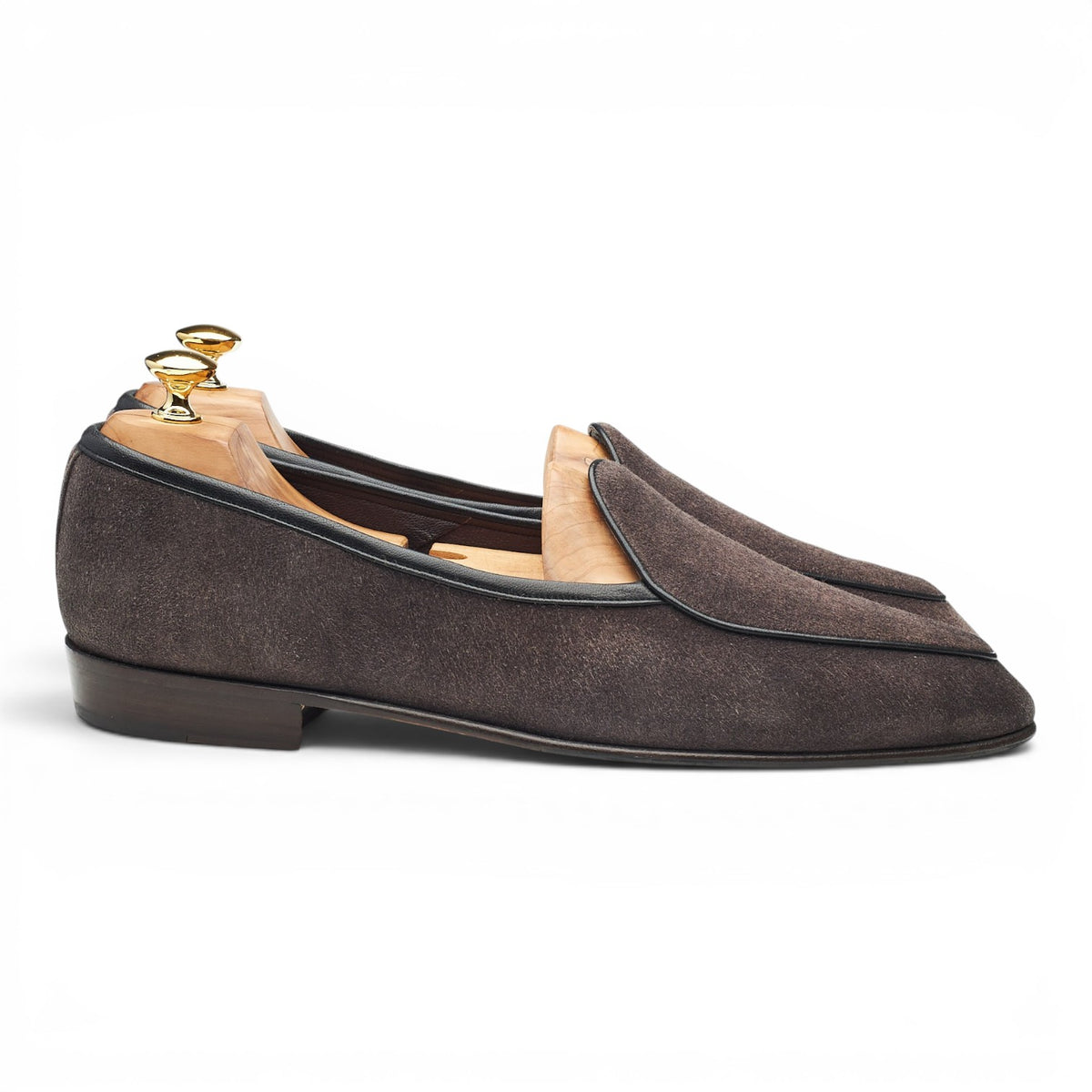 'Sagan Classic' Grey Suede Slip On Loafers UK 11 / UK 11.5