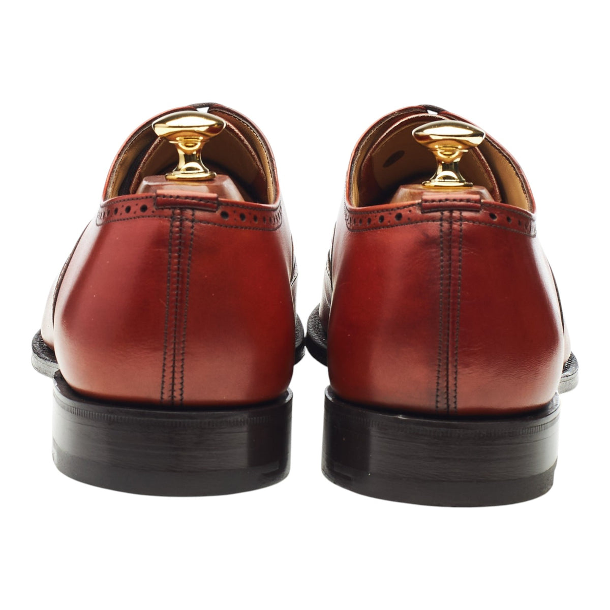 'Hailwood' Tan Brown Leather Oxford Brogues UK 9.5 F