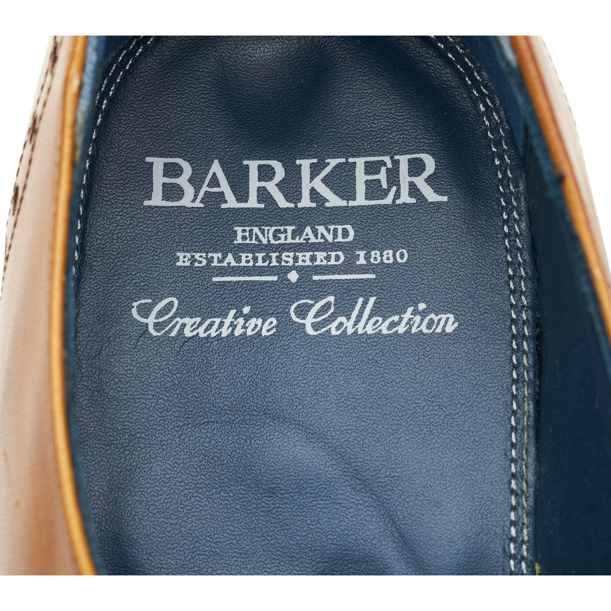 'Woody' Tan Brown Leather Derby Brogues UK 9 F