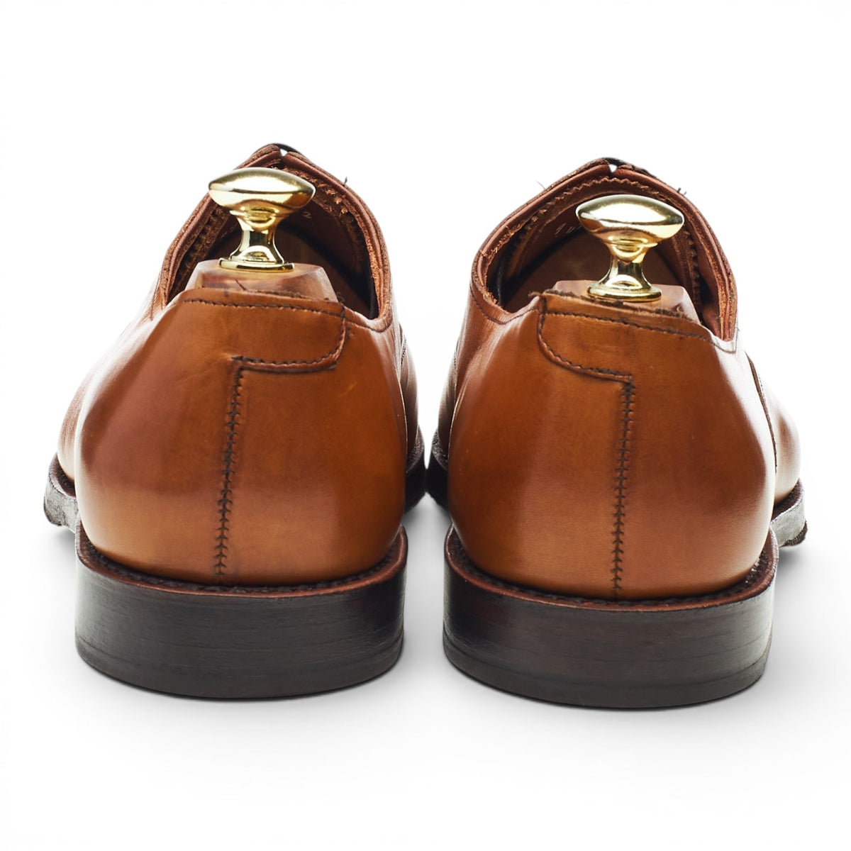 'Carlyle' Tan Brown Leather Oxford UK 8 US 9 D