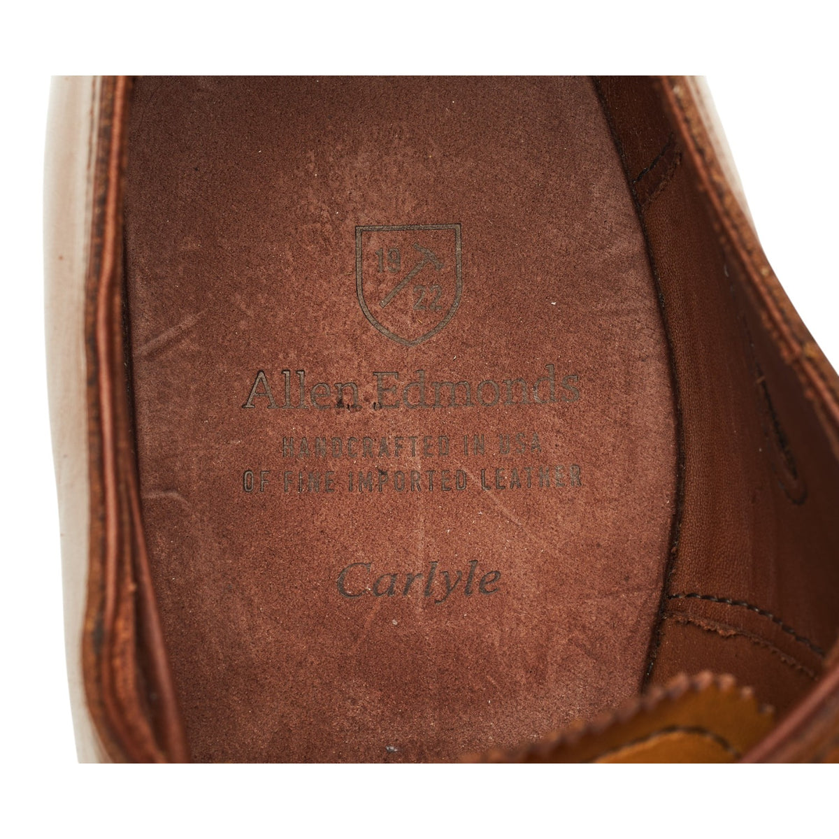 'Carlyle' Tan Brown Leather Oxford UK 8 US 9 D