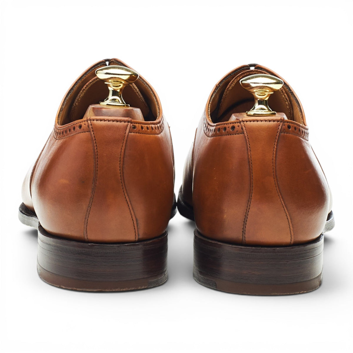 Shipton & Heneage 'Blenheim 2' Tan Brown Leather Oxford Brogues UK 8.5 F