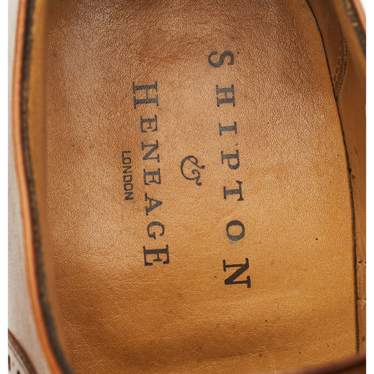 Shipton & Heneage 'Blenheim 2' Tan Brown Leather Oxford Brogues UK 8.5 F