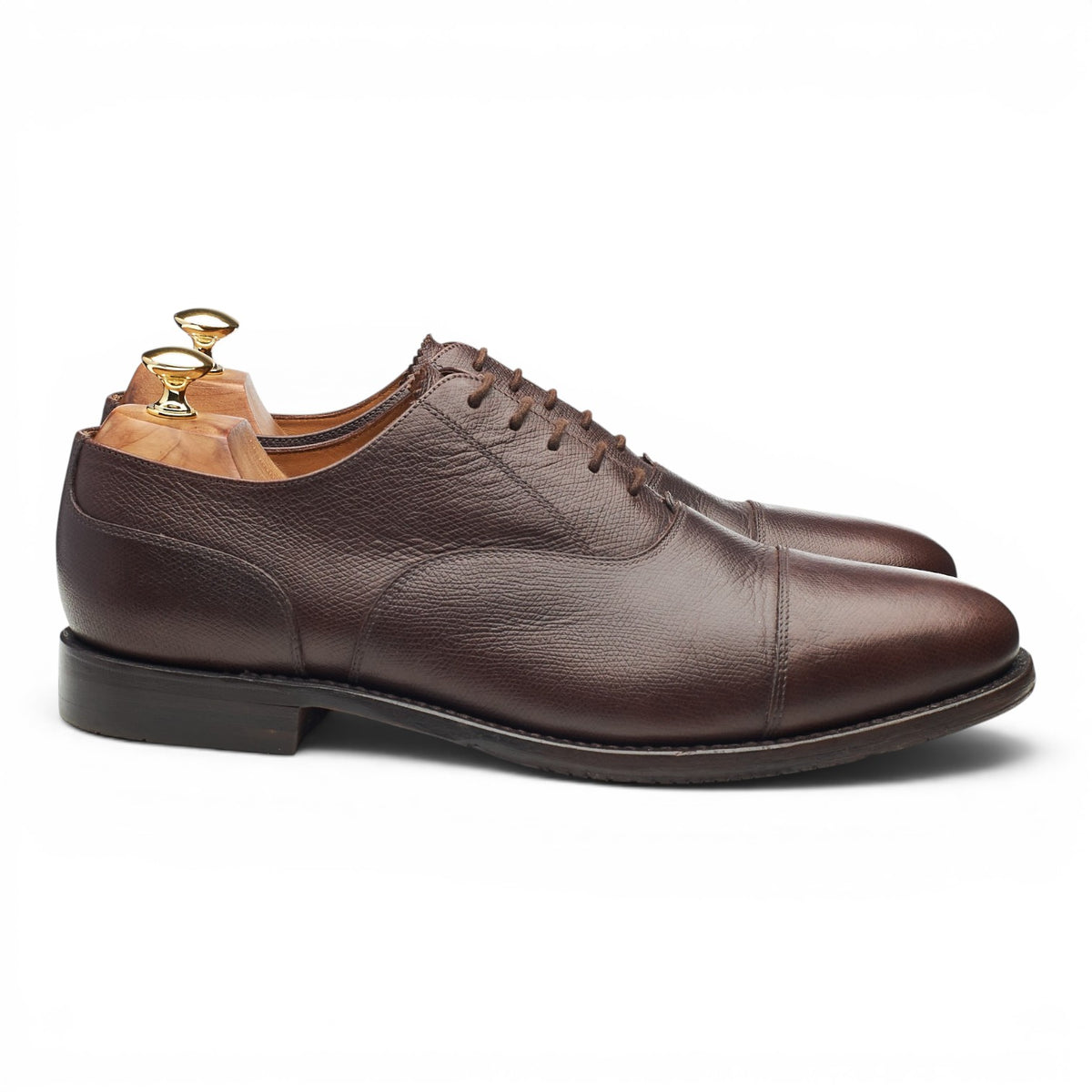 Design 'Morse' Brown Grain Leather Oxford UK 10 G