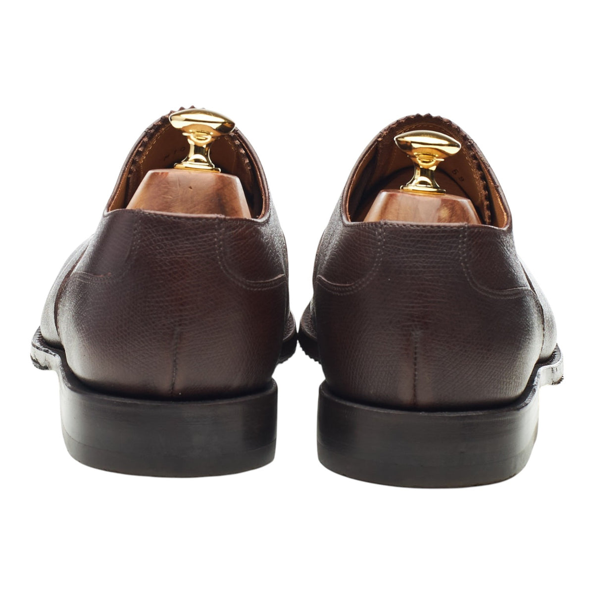 Design 'Morse' Brown Grain Leather Oxford UK 10 G