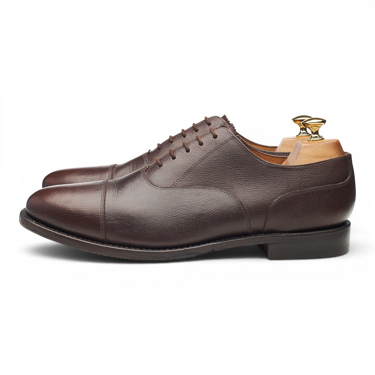 Design 'Morse' Brown Grain Leather Oxford UK 10 G