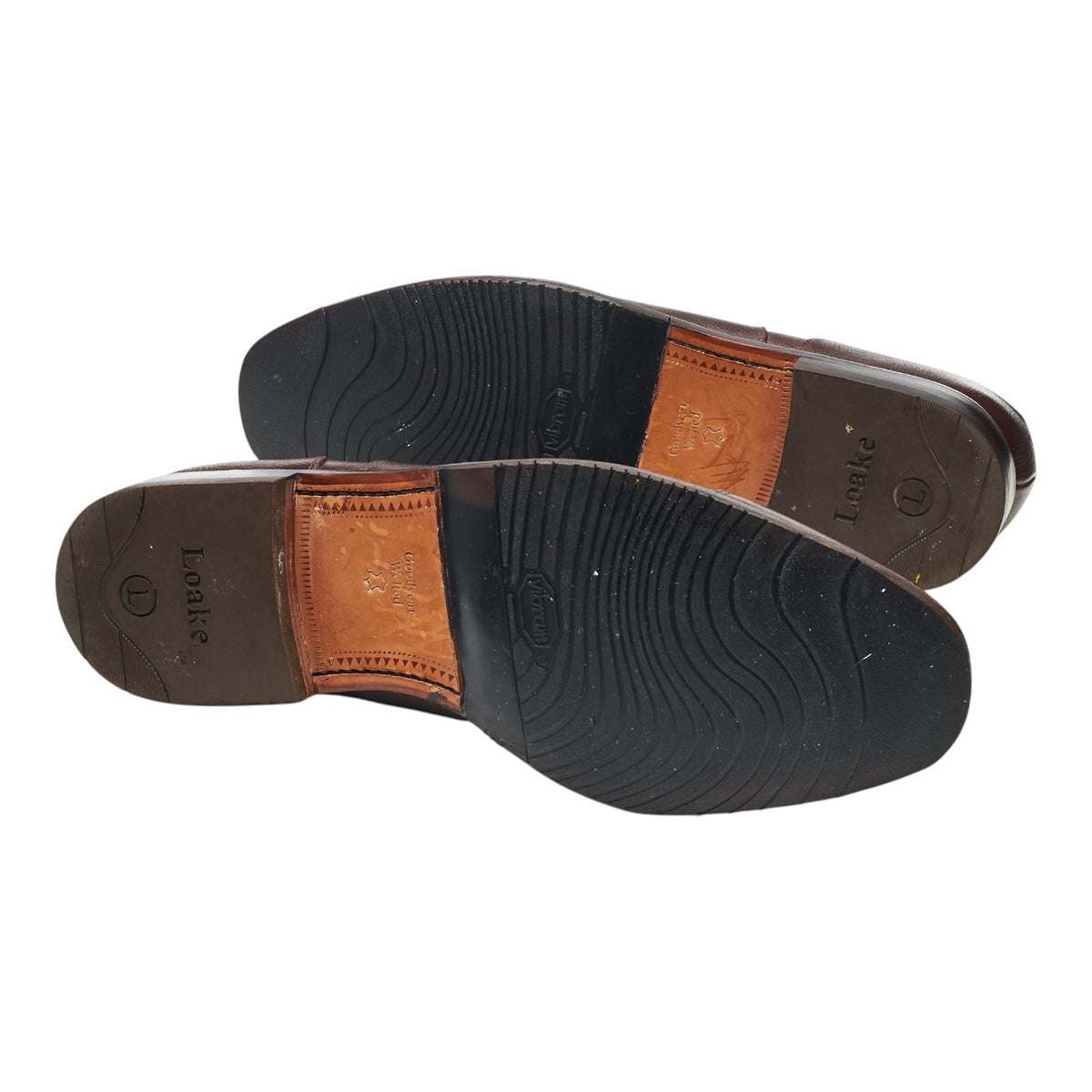 Design 'Morse' Brown Grain Leather Oxford UK 10 G