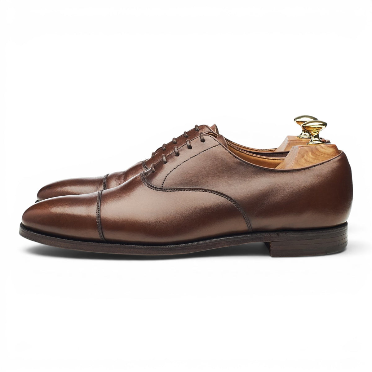 'Hallam' Dark Brown Leather Oxford UK 7 E