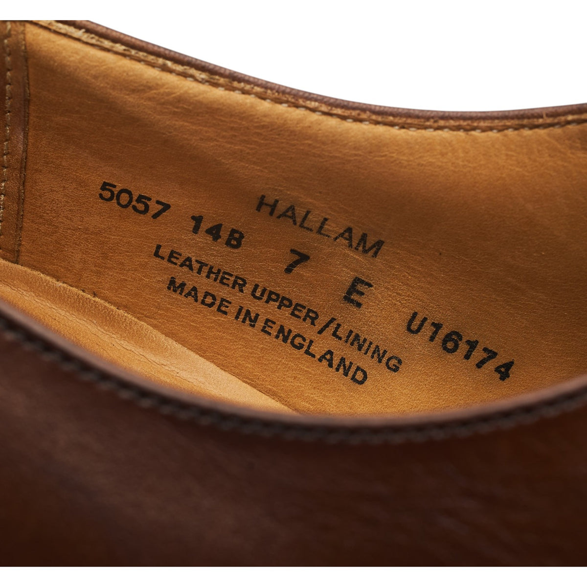 'Hallam' Dark Brown Leather Oxford UK 7 E