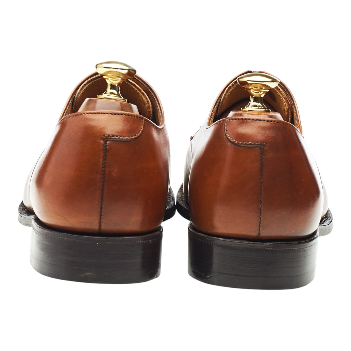 'Oslo' Tan Brown Leather Derby UK 7.5 G