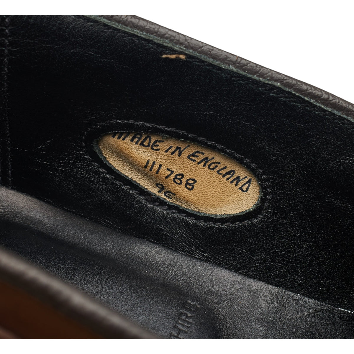 'Leadenhall' Brown Leather Tassel Loafers UK 9 E