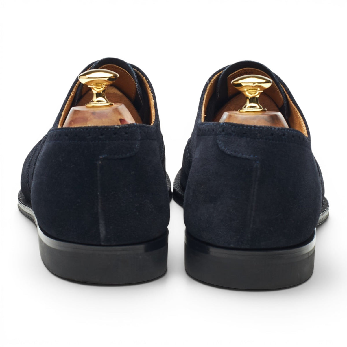 'Berlin' Navy Blue Suede Oxford Brogues UK 9.5 G