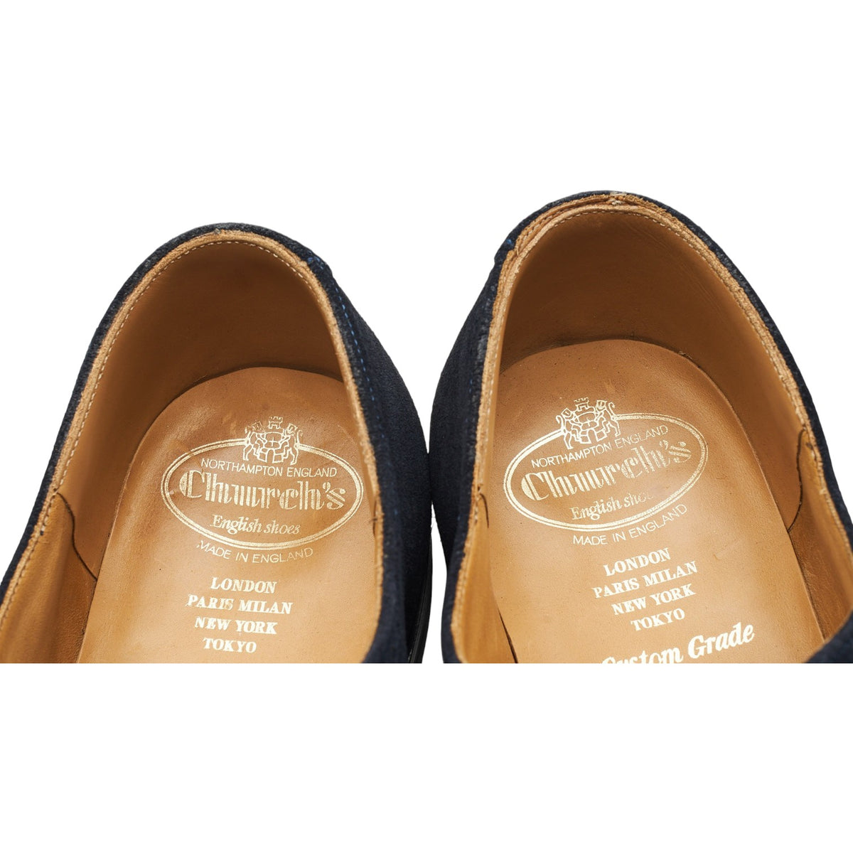 'Berlin' Navy Blue Suede Oxford Brogues UK 9.5 G